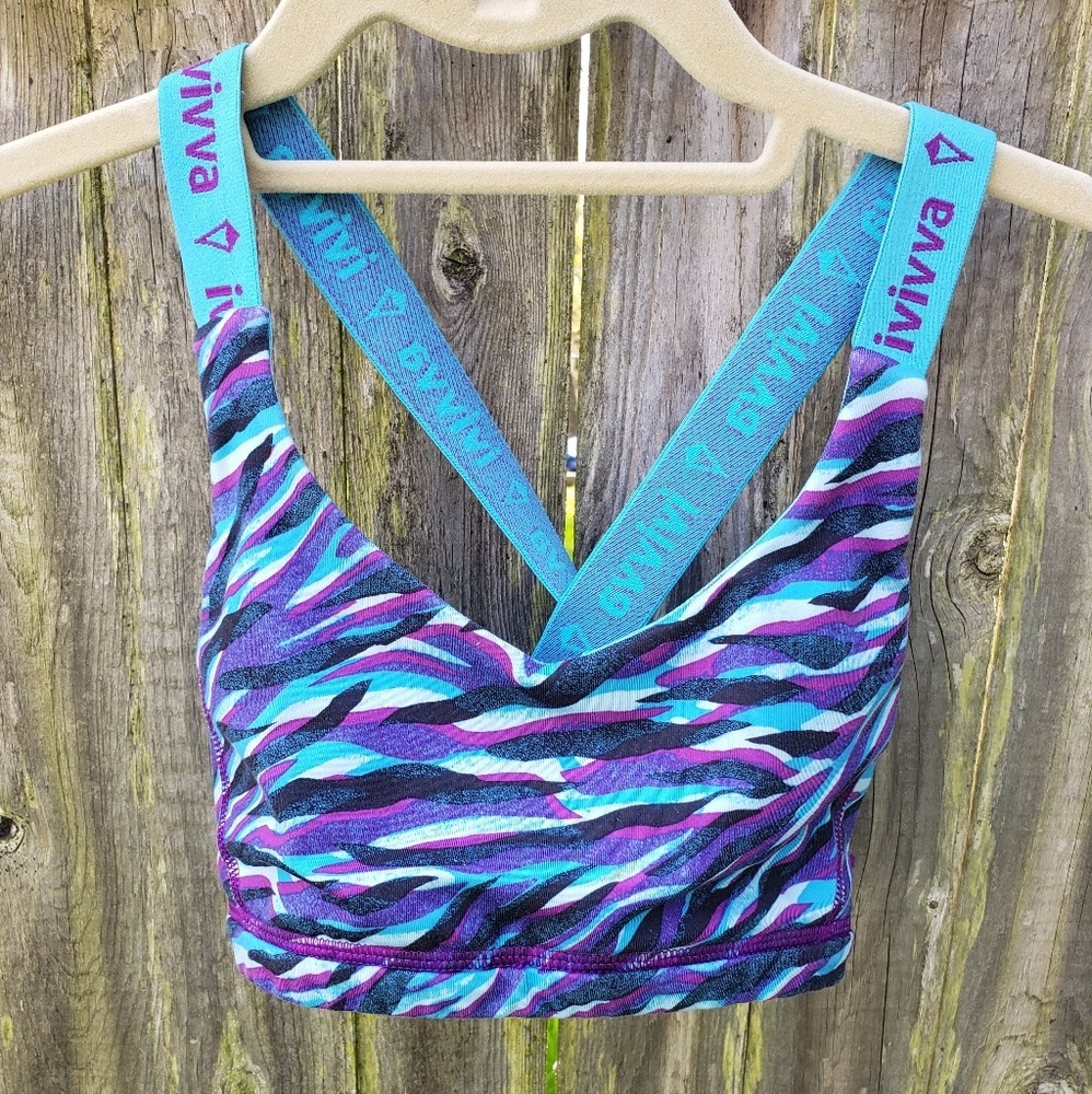 Ivivva sports bra size 10